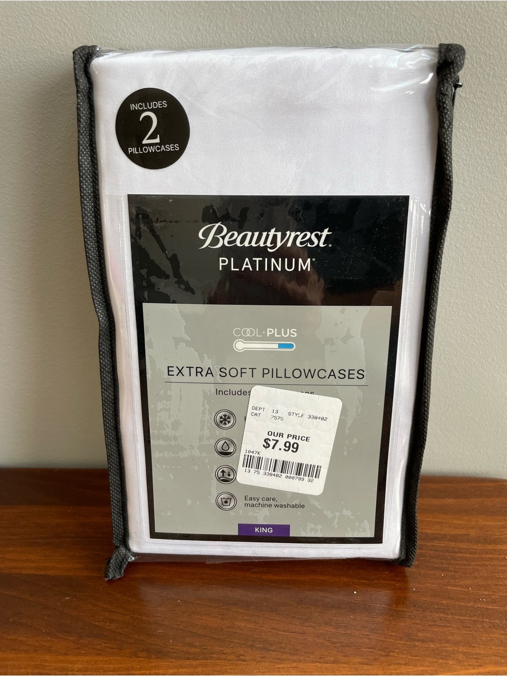 New Beautyrest Platinum Extra Soft Pillowcases - White (King, 2-Pack)